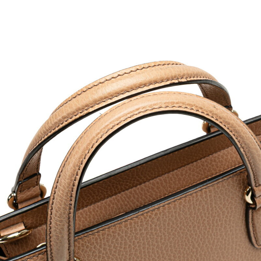Gucci Interlocking GG Soho Shoulder Bag beige leather - Picture 4 of 8